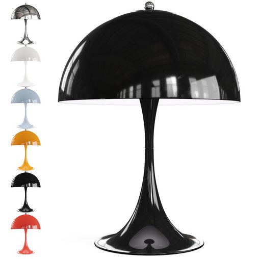 Panthella Mini table lamp by Louis Poulsen 3d model Download Maxve
