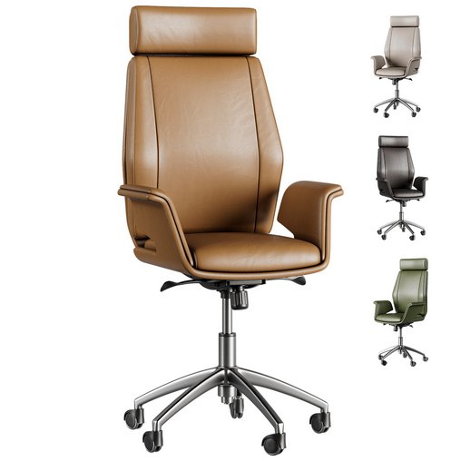 Raybe JA-91 beige office chair 3d model Download Maxve