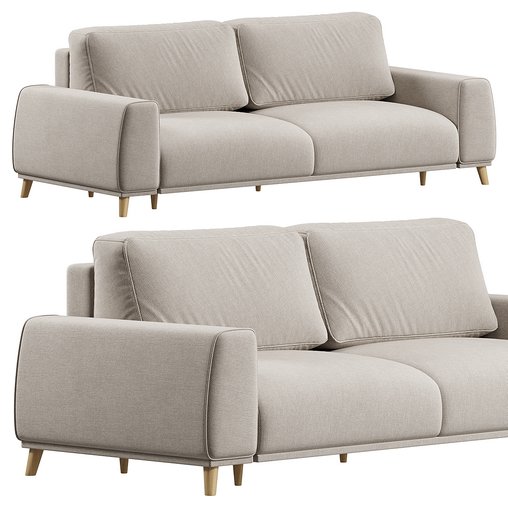 Sofa laronco 3d model Download Maxve