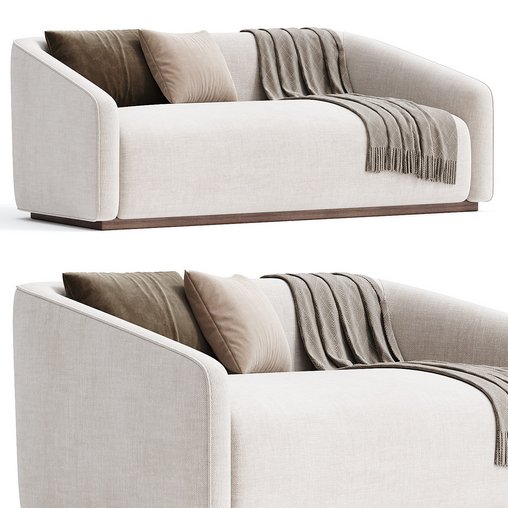 Valentina Fabric Couch sofa 3d model Download Maxve