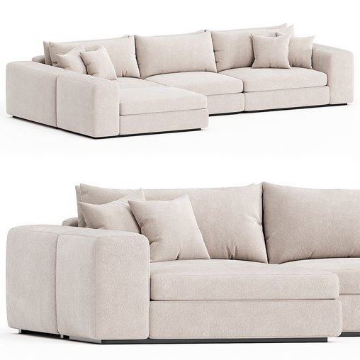 Sofa Vista Grande Lounge 3d model Download Maxve