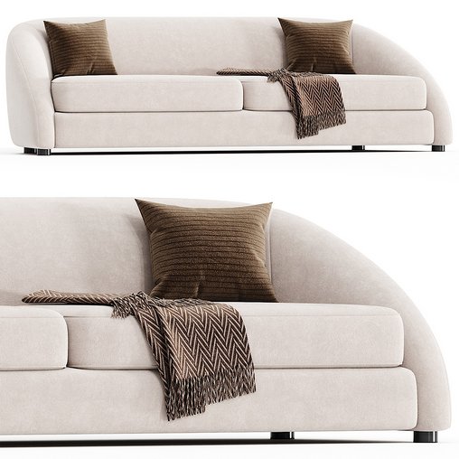 Sofa cruz 3d model Download Maxve
