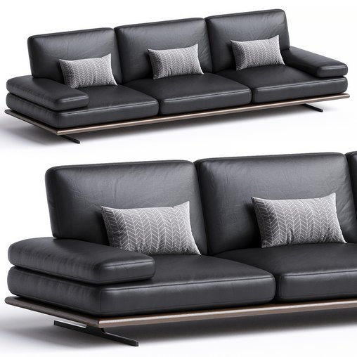 Sofa ENVERGURE By Roche Bobois 3d model Download Maxve