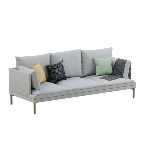 William sofa by Zanotta 3d model Download Maxve