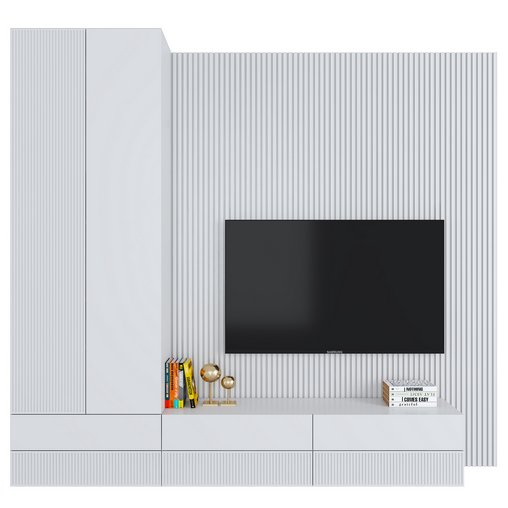 TV Wall Shkafulkin Stenka Nevada 3d model Download Maxve