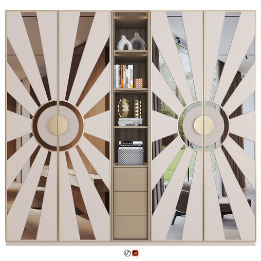 Furniture Composition 55 3d model Download Maxve