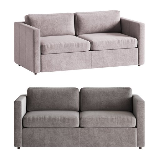 Harris Leather Sofa 3d model Download Maxve