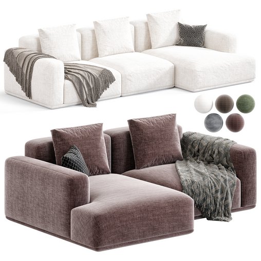 Corner Sofa Grant By Lavsit 3d model Download Maxve