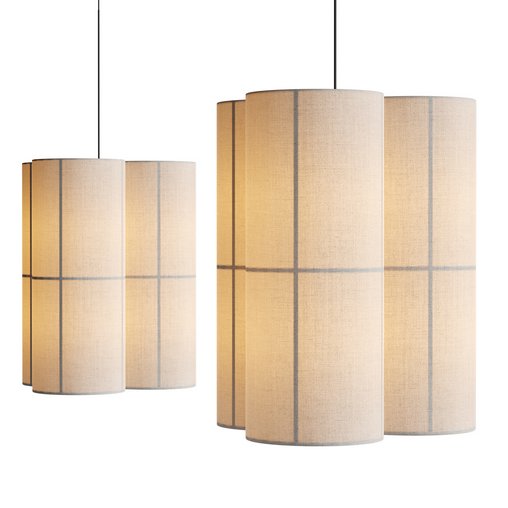 HASHIRA PENDANT LAMP CLUSTER 3d model Download Maxve