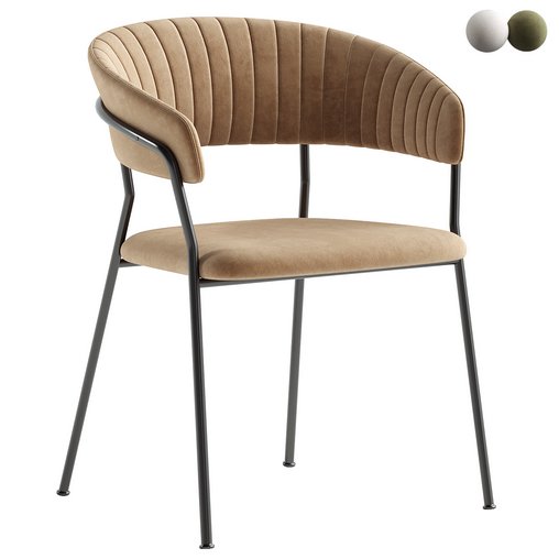 Josephine Dining Chair 3d model Download Maxve