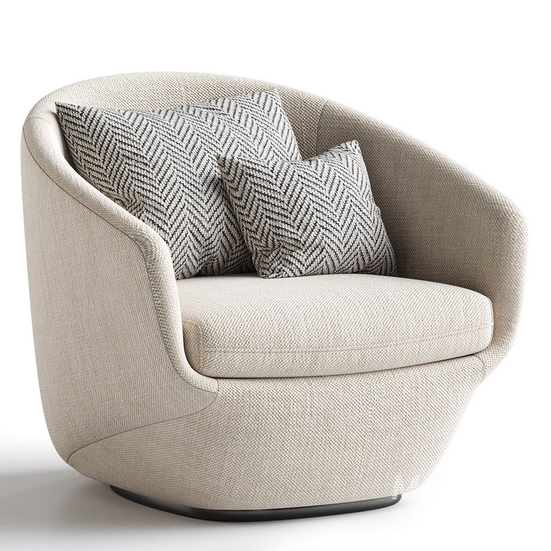 Donna Fabric Lounge Chair