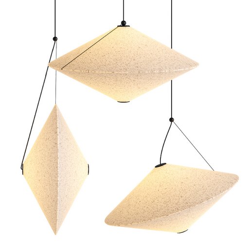 Miniforms RIFICOLONA Pendant Lamp 3d model Download Maxve