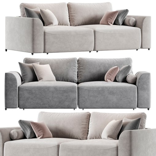 Kyron sofa 3d model Download Maxve