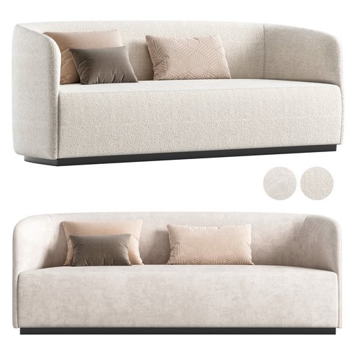 TEAROOM SOFA 3d model Download Maxve