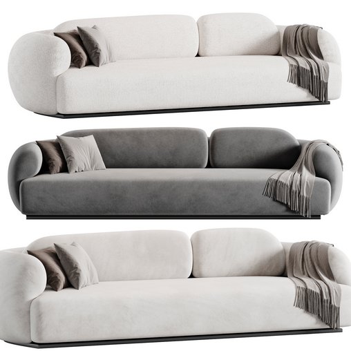 Coral Sofa By Paolo Castelli 3d model Download Maxve