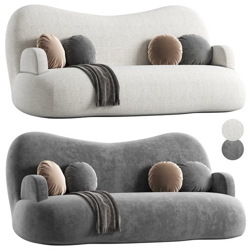 Mattia Bonetti Sofa 3d model Download Maxve