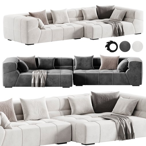 Tufty Time sofa 3d model Download Maxve