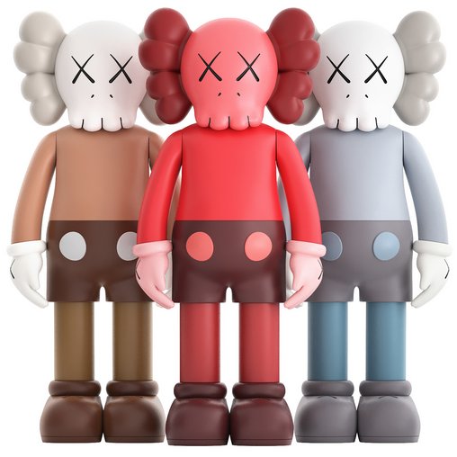 kaws companion figure 3d model Download Maxve