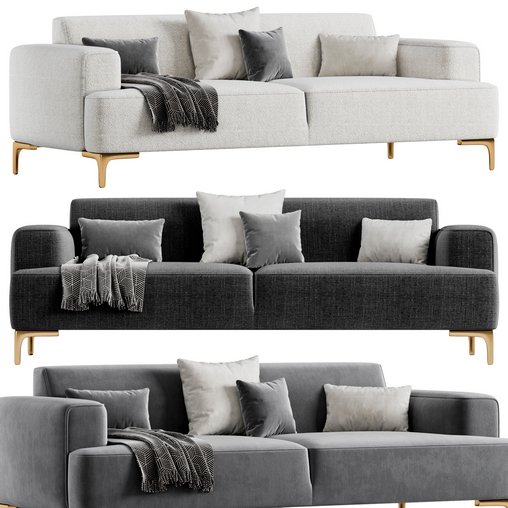 Casablanca Koltuk sofa 3d model Download Maxve