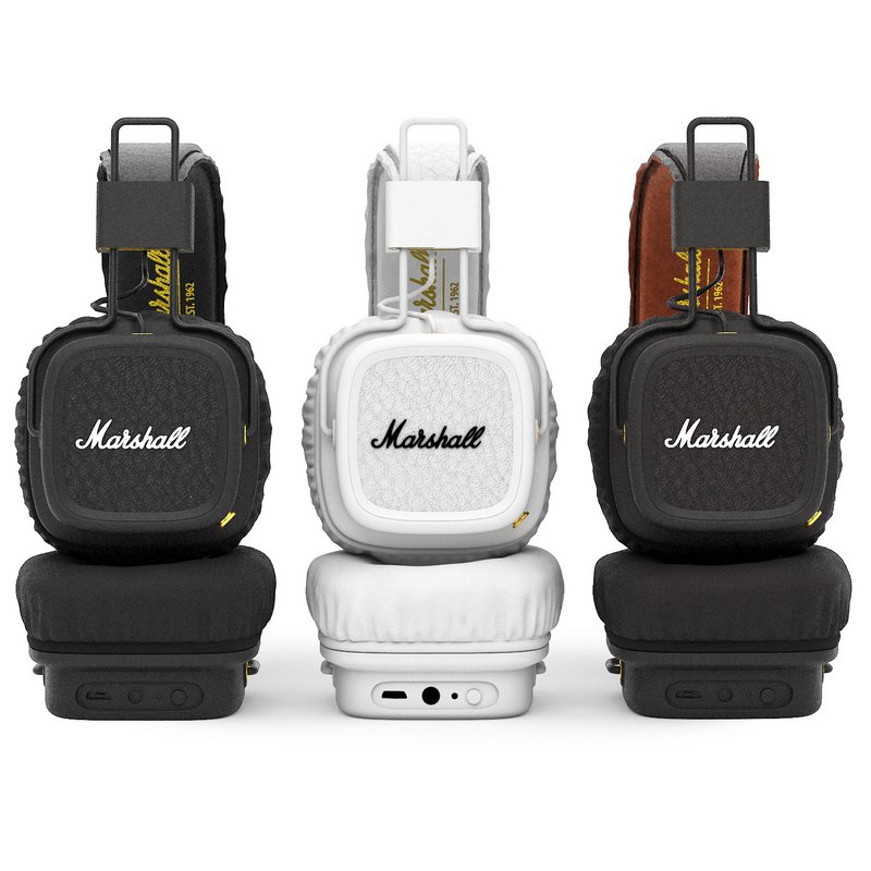 marshall Major two Bluetooth headphones