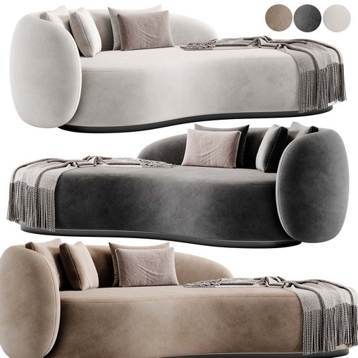 Sofa Bernd By Eichholtz 3d model Download Maxve