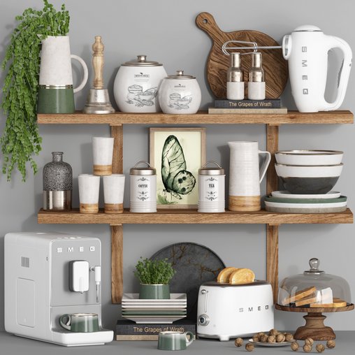 kitchen accessories006 3d model Download Maxve