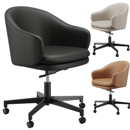 Wayne Office Chair 3d model Download Maxve