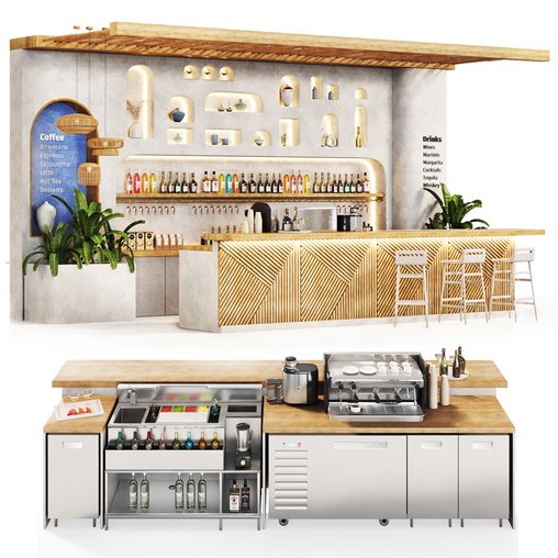 Greek Cafe- Bohemian 3d model Download Maxve