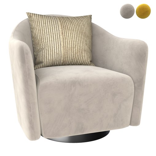 longhi_armchair 3d model Download Maxve