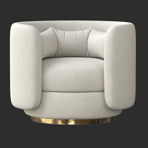 Group_armchair_by_Philippe_Malouin_for_SCP 3d model Download Maxve