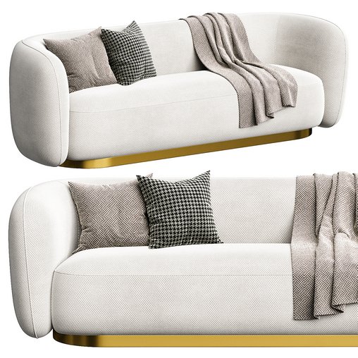 SOFA ROXY by Eichholtz 3d model Download Maxve