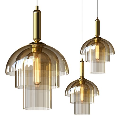 Jolly Pendant Light 3d model Download Maxve