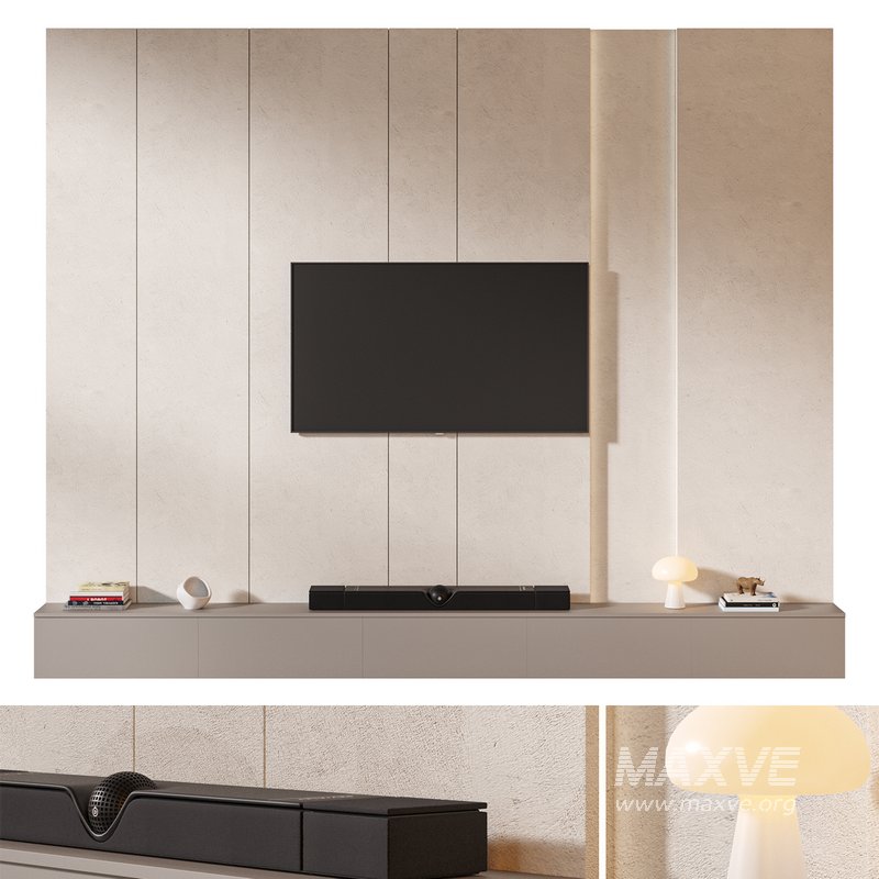 TV wall set 04