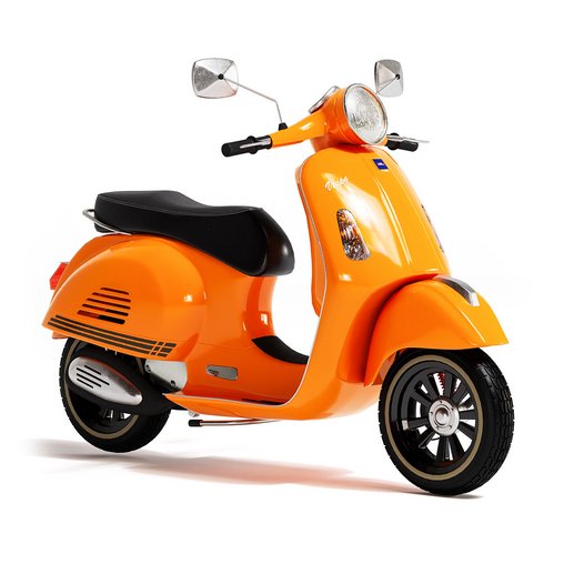 Vespa 6 3d model Download Maxve