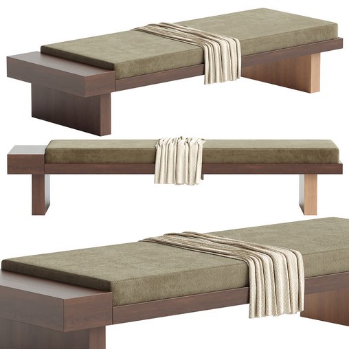 Mi Banquette 3d model Download Maxve