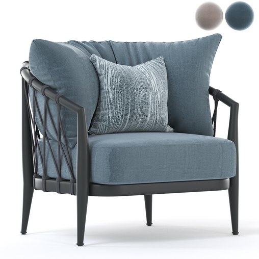 Erica Armchair 3d model Download Maxve