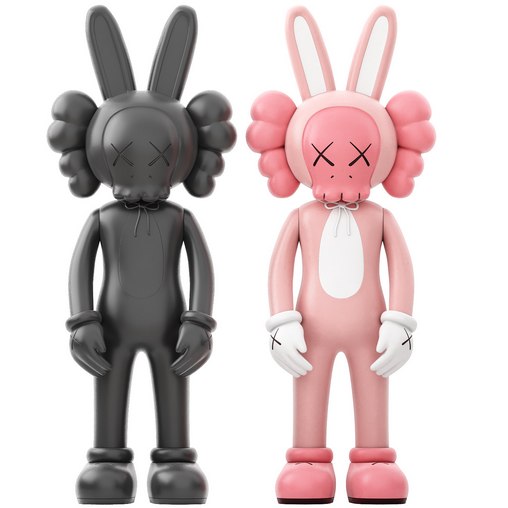 kaws accomplice vinyl figure 3d model Download Maxve