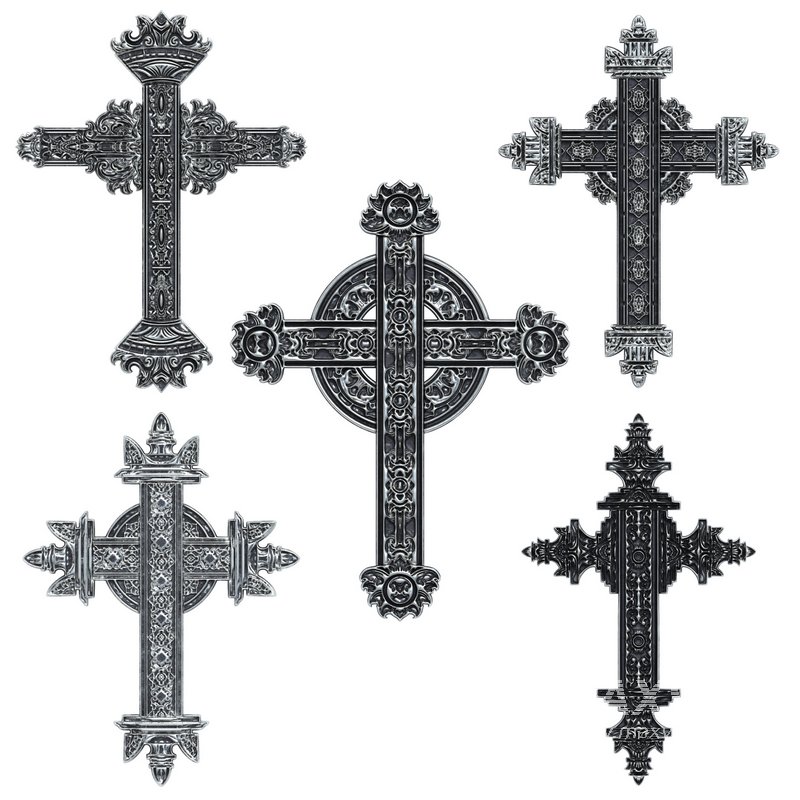 5 Christian cross V 06