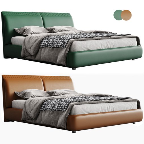 ALBERTA bed By GAME Bed 3d model Download Maxve