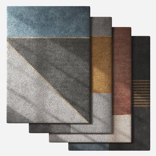 Rug Set 21 3d model Download Maxve