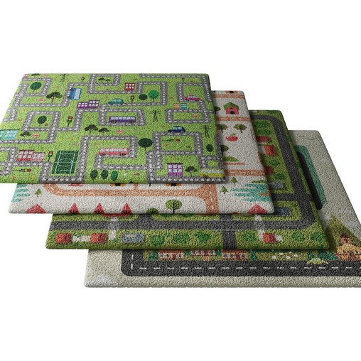 Kids carpet set 3 3d model Download Maxve