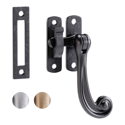 Black Window Sash Door Lock 3d model Download Maxve