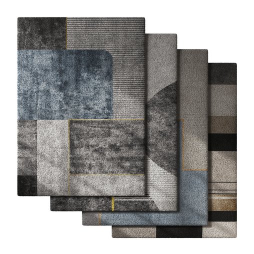 Rug Set 27 3d model Download Maxve