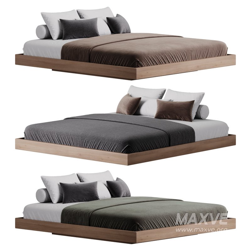 Espresso Platform Bed