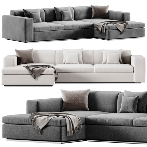 Steve Corner Sofa By Formerin 3d model Download Maxve