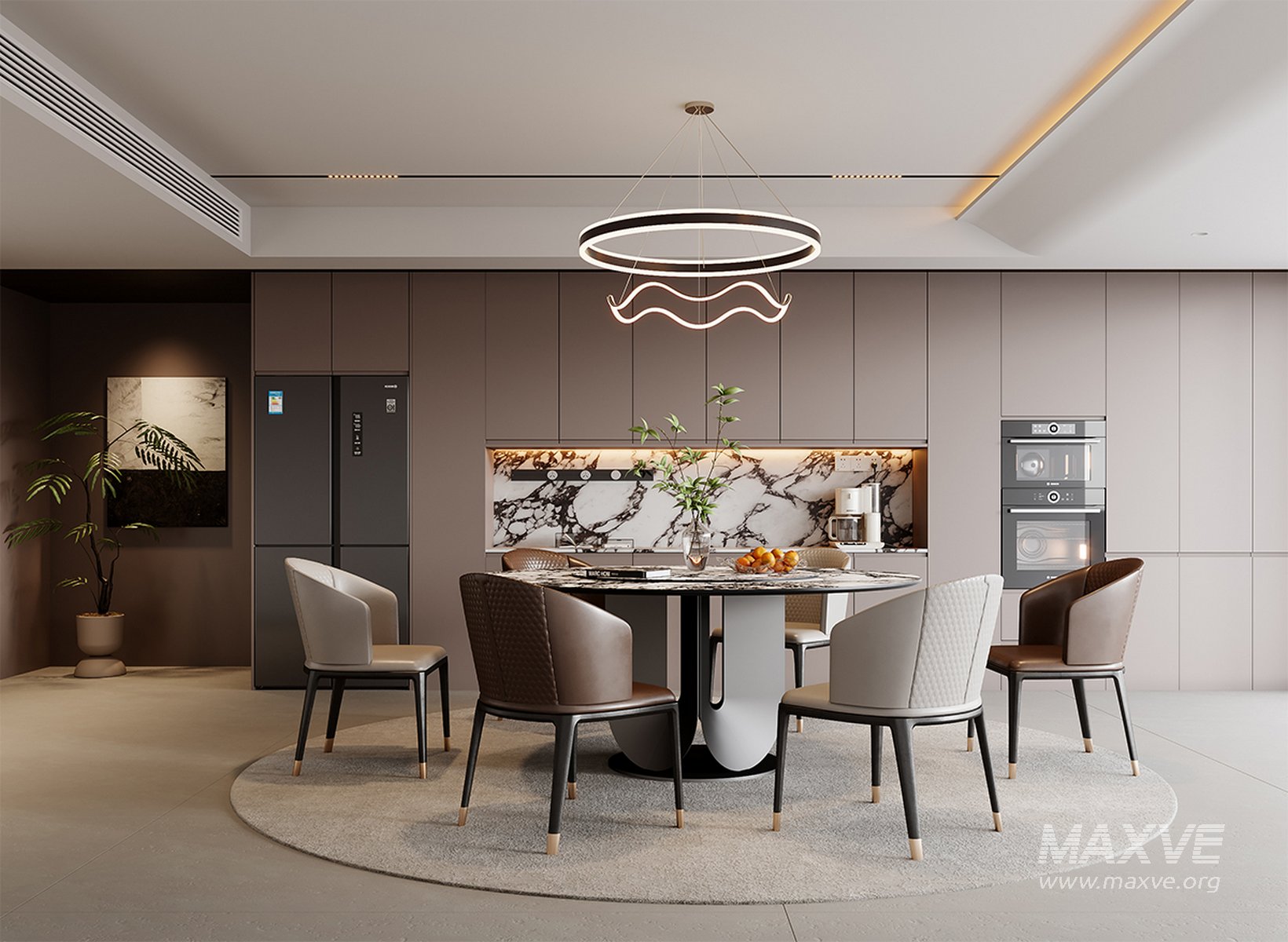 Modern dining room