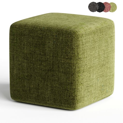 pouf rolf benz 950 3d model Download Maxve