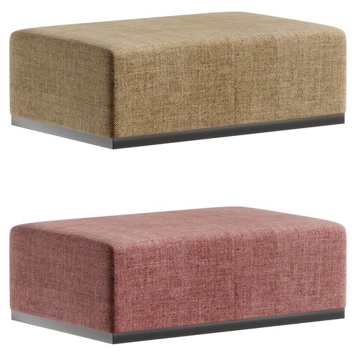 kulrang pouf 3d model Download Maxve