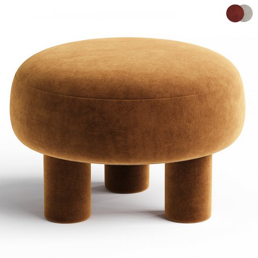 pouf 1 3d model Download Maxve