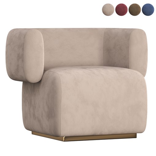 Armchair CORNELIO CAPPELLINI 3d model Download Maxve